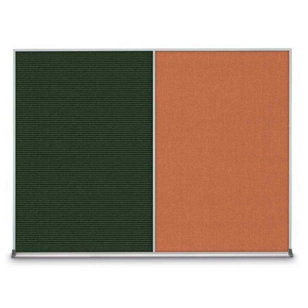 Triple Door Radius Plus Corkboard, 72" x